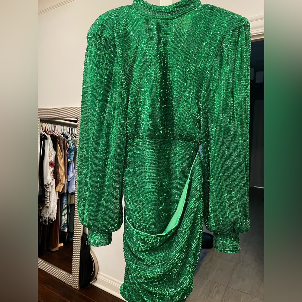 Green Sequin Dress